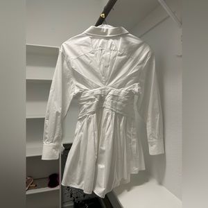 Alexander Wang White Tshirt Dress worn on Married at First Sight Decision Day